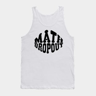 Funny Math Dropout Tank Top